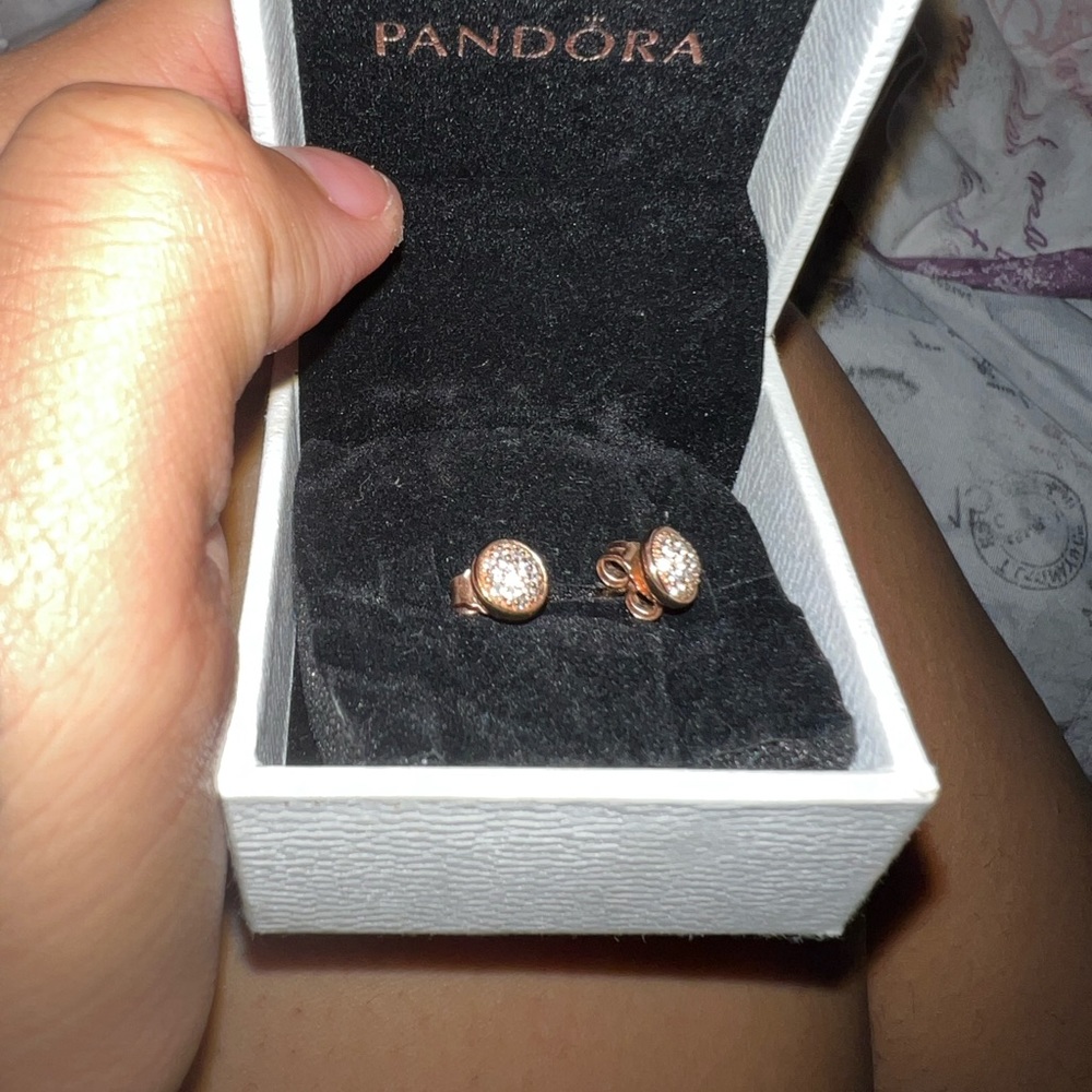 Pandora stud earrings